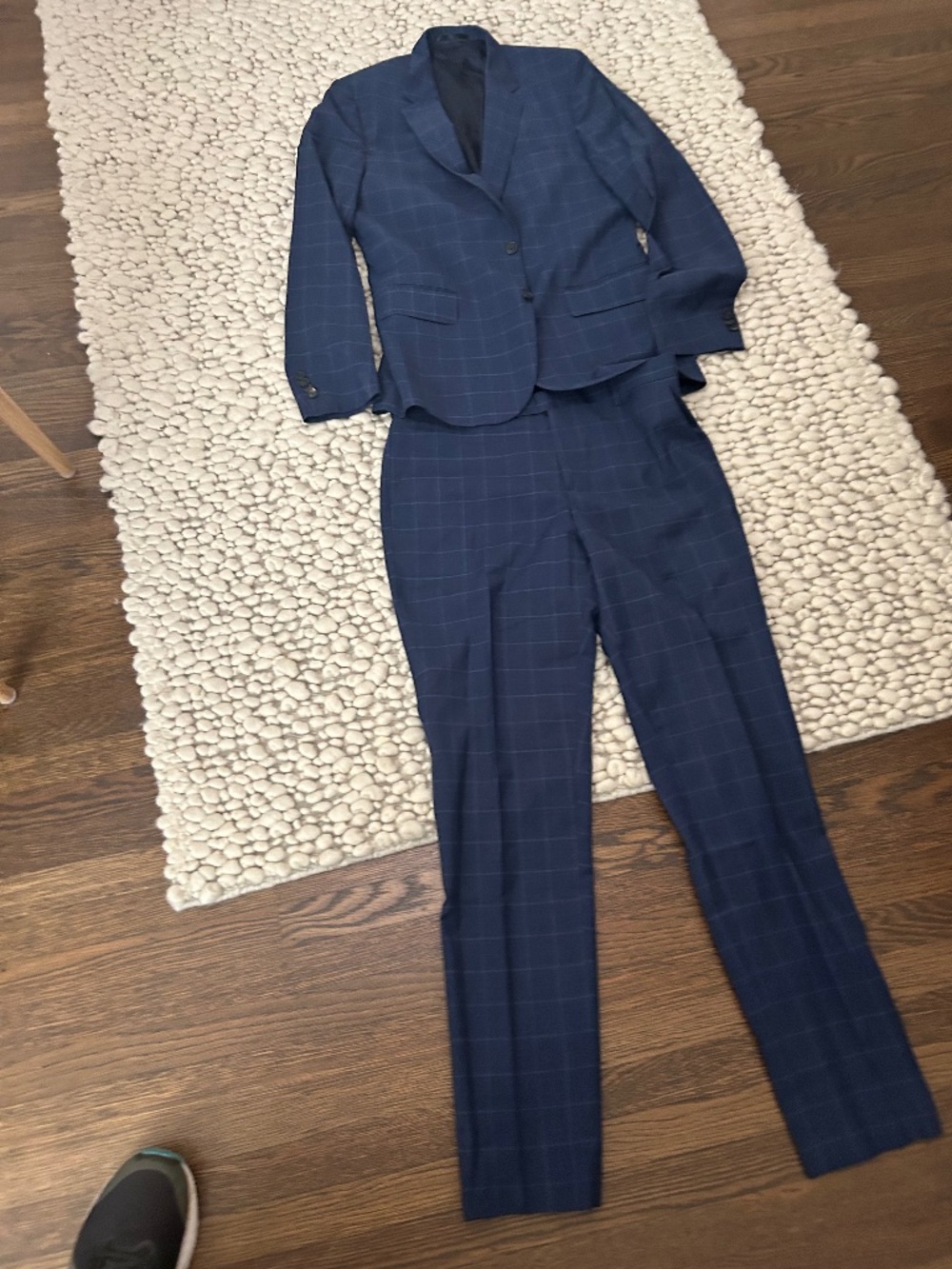 Paul smith blue check suit